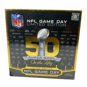 NFL Game Day Board Game Limited Edition Super Bowl 50 On the Fifty Sealed Box